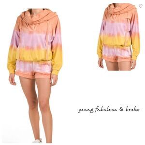 YFB Parker Tie-Dye 2-piece Hoodie & Short Set